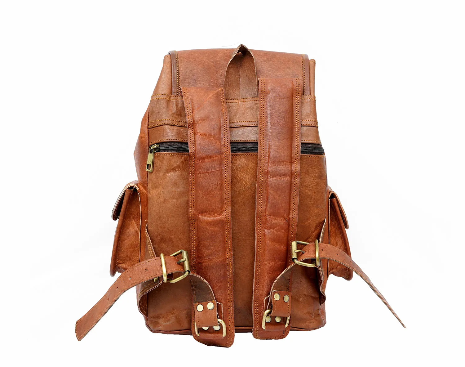 Trailmark Leather Messenger – Handcrafted Retro Carry-All