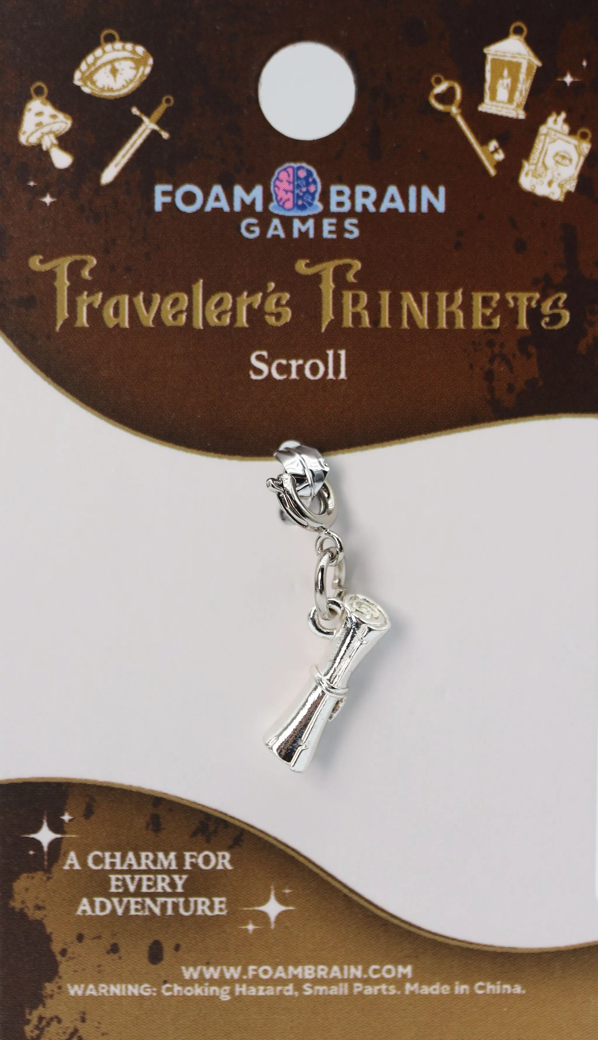 Traveler's Trinkets: Scroll Charm