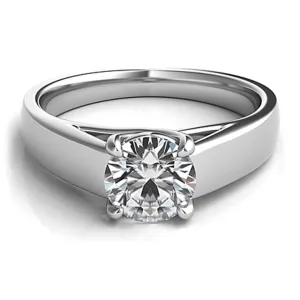 Trellis Diamond Solitaire Engagement Ring
