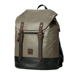 Troop London Heritage Coated Canvas Casual Daypack Laptop Backpack
