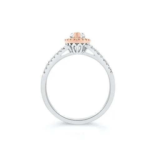 Tyche Goddess Marquise Shape Diamond Ring