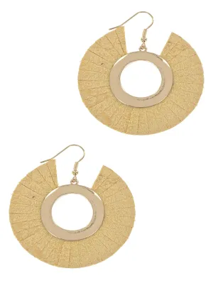 Vegan Leather Earring