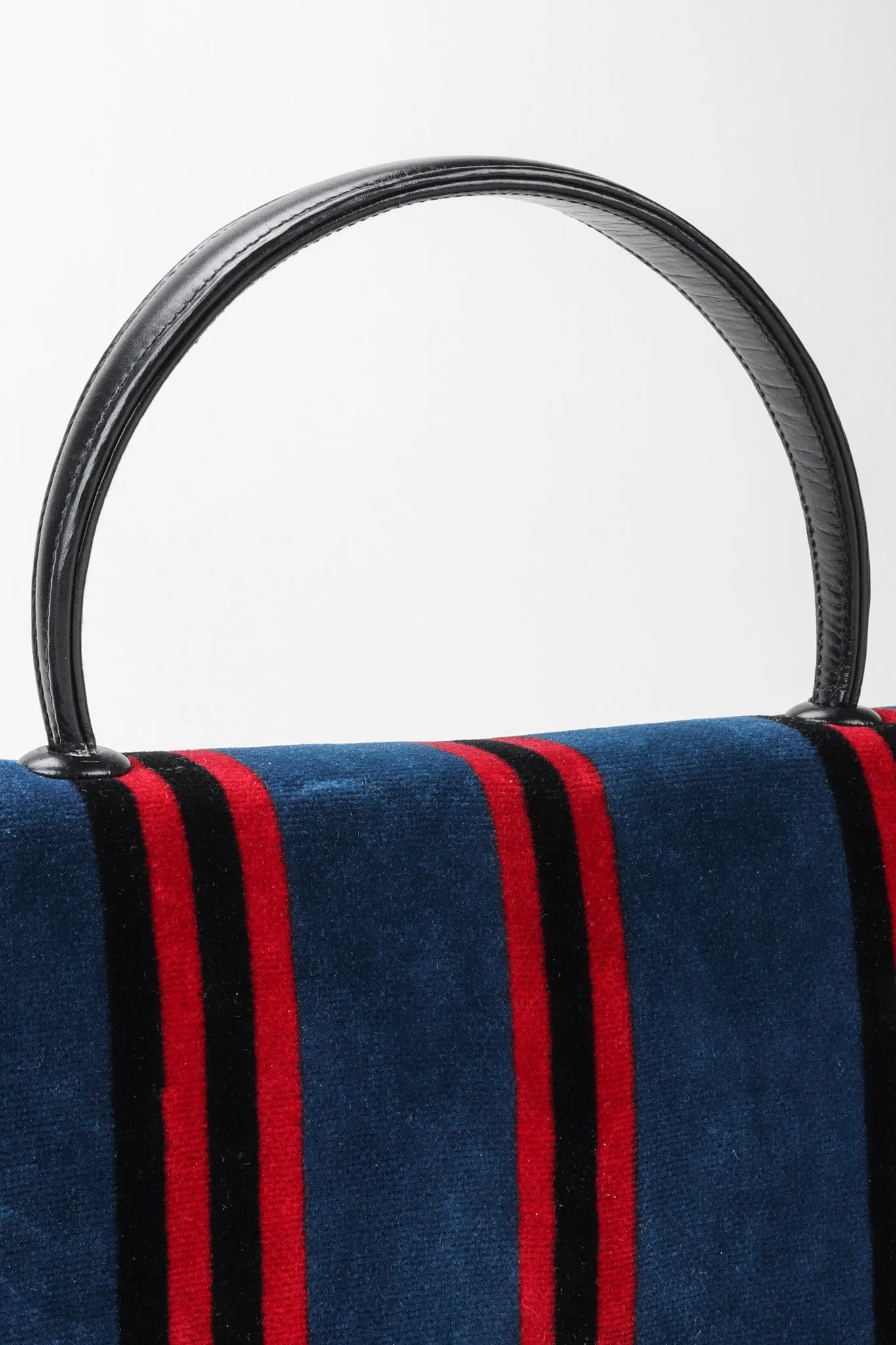 Velvet Mini Flap Bag