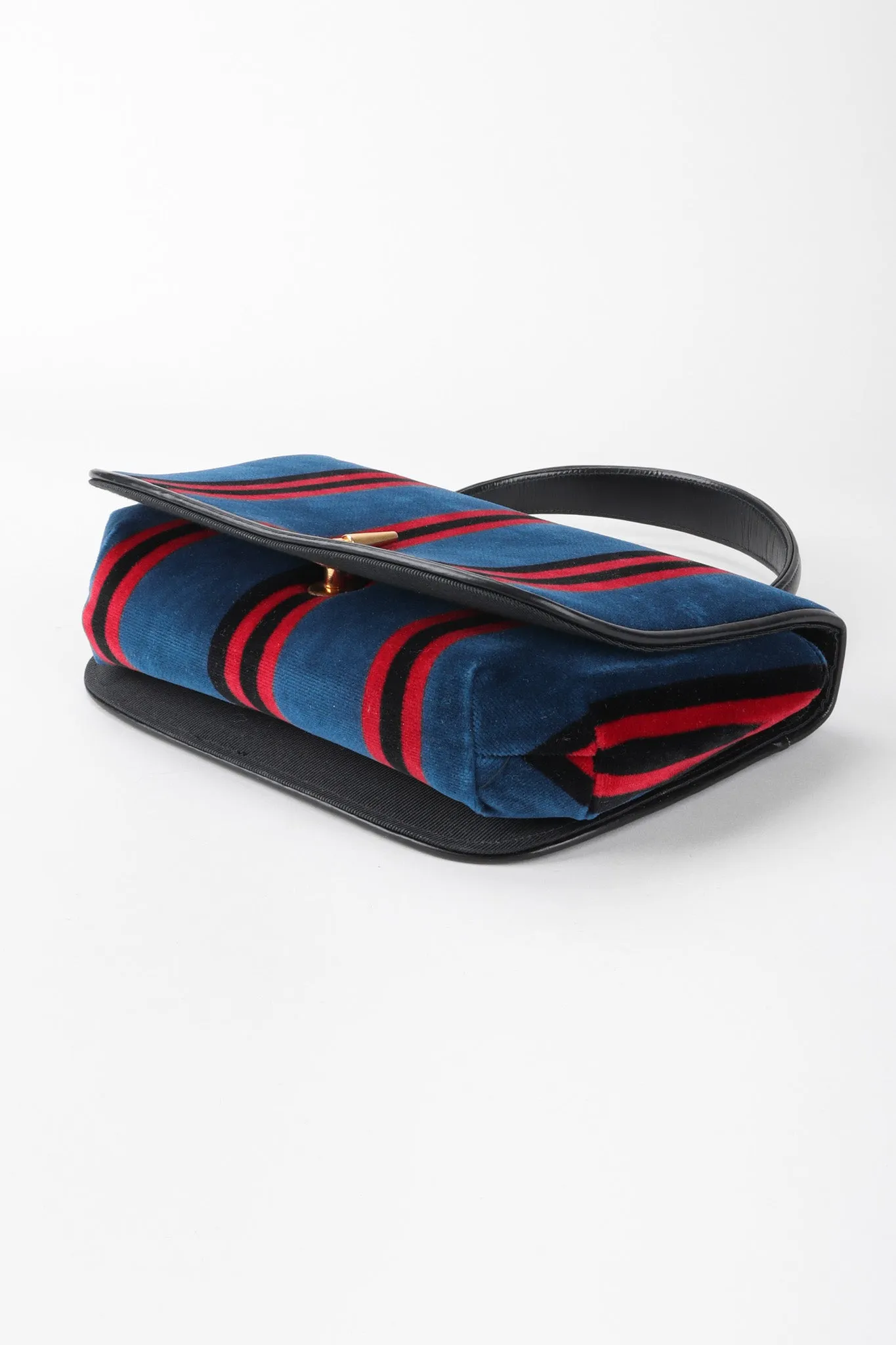 Velvet Mini Flap Bag