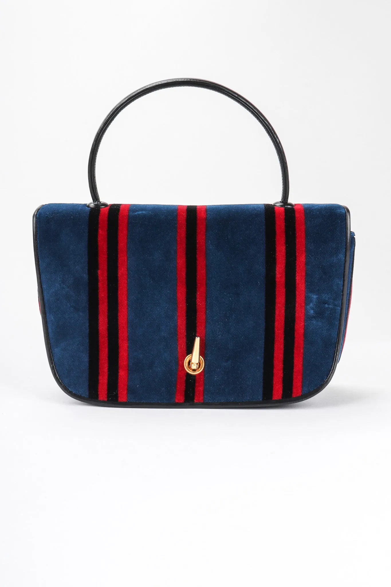 Velvet Mini Flap Bag