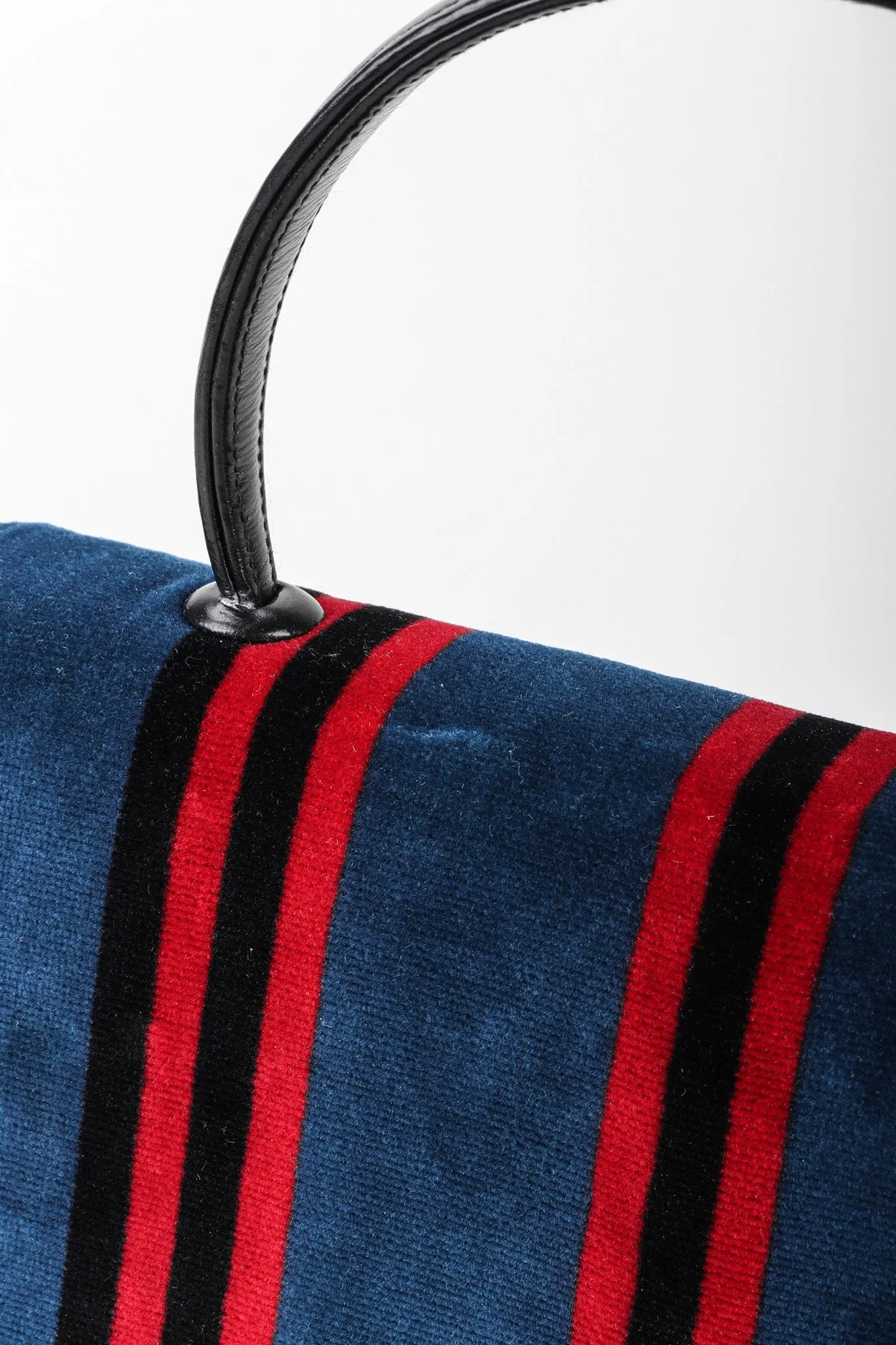 Velvet Mini Flap Bag