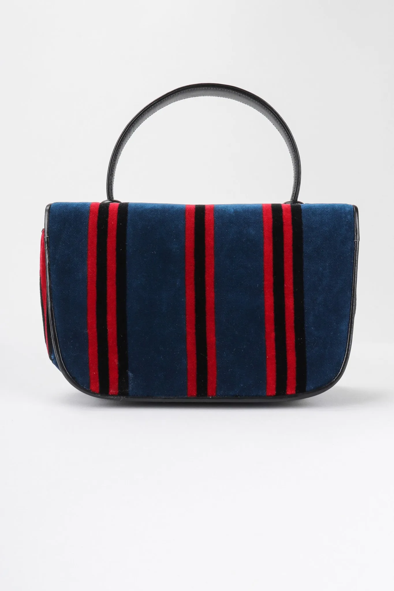 Velvet Mini Flap Bag