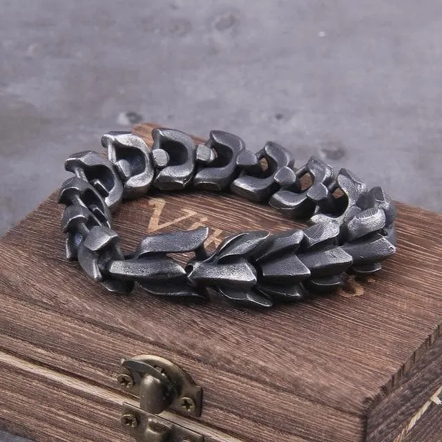 Viking Skeletal Dragon Bracelet