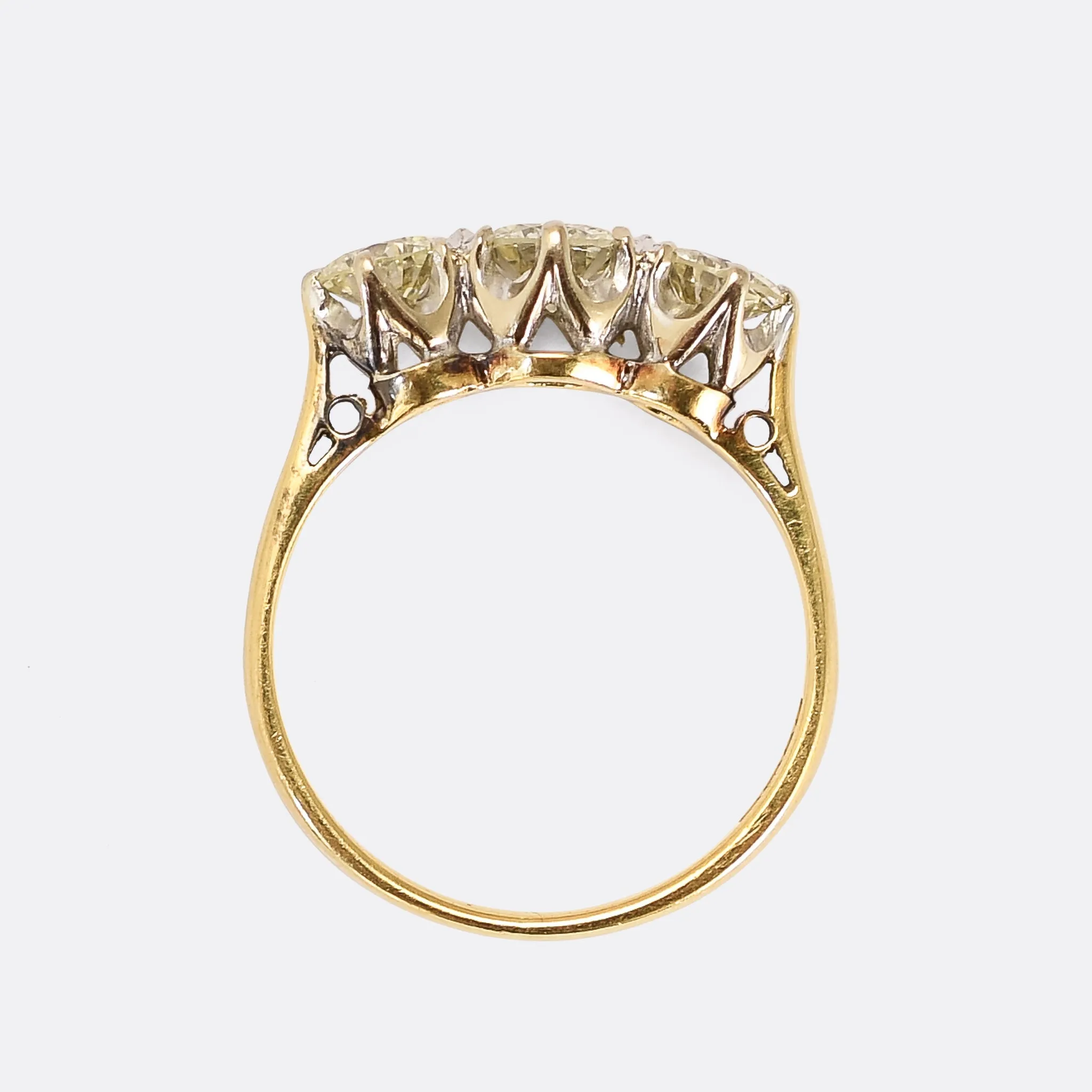 Vintage Diamond Trilogy Ring