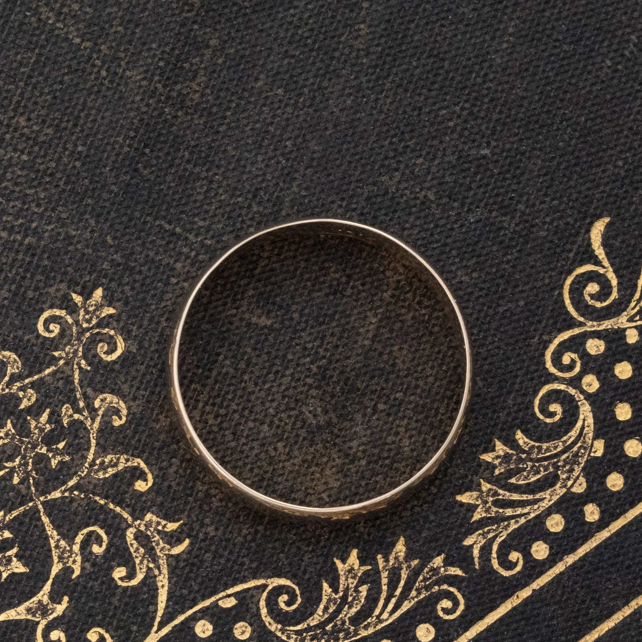 Vintage Gold Wedding Band, 4.45mm