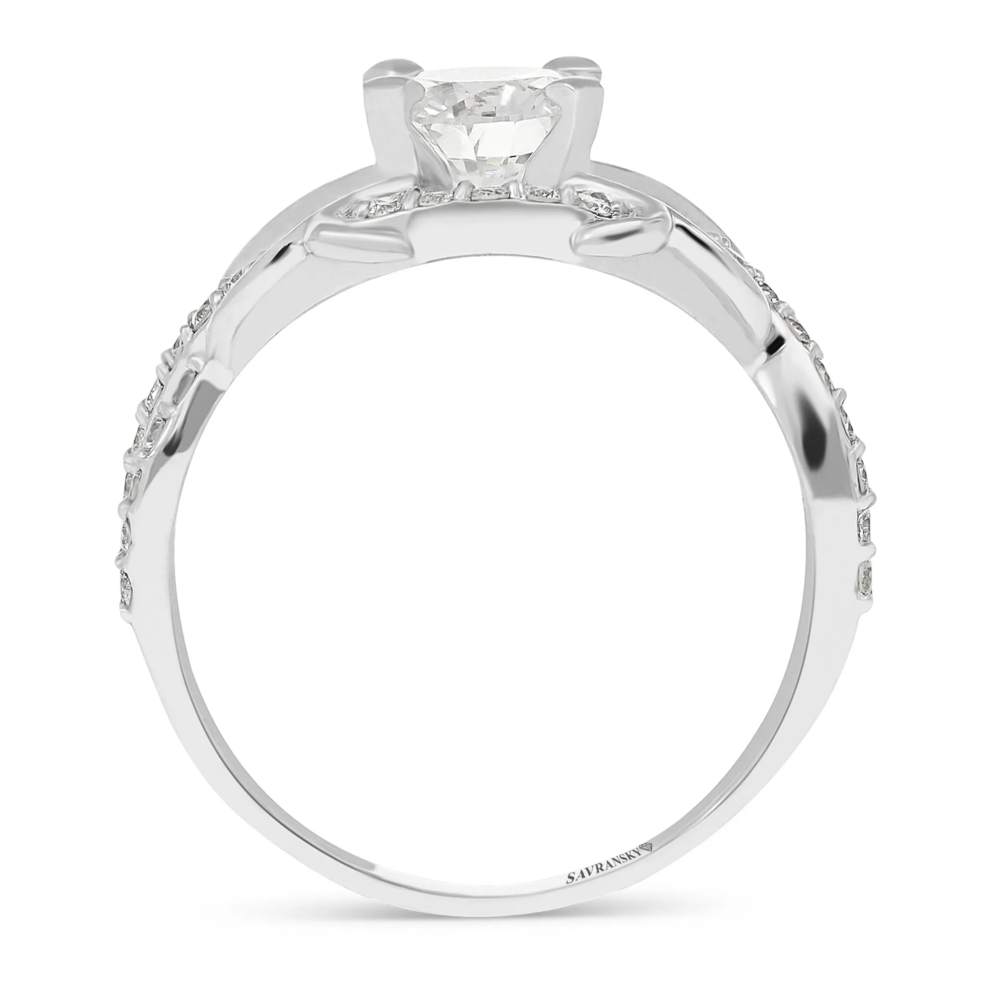 Vintage Infinity Engagement Ring