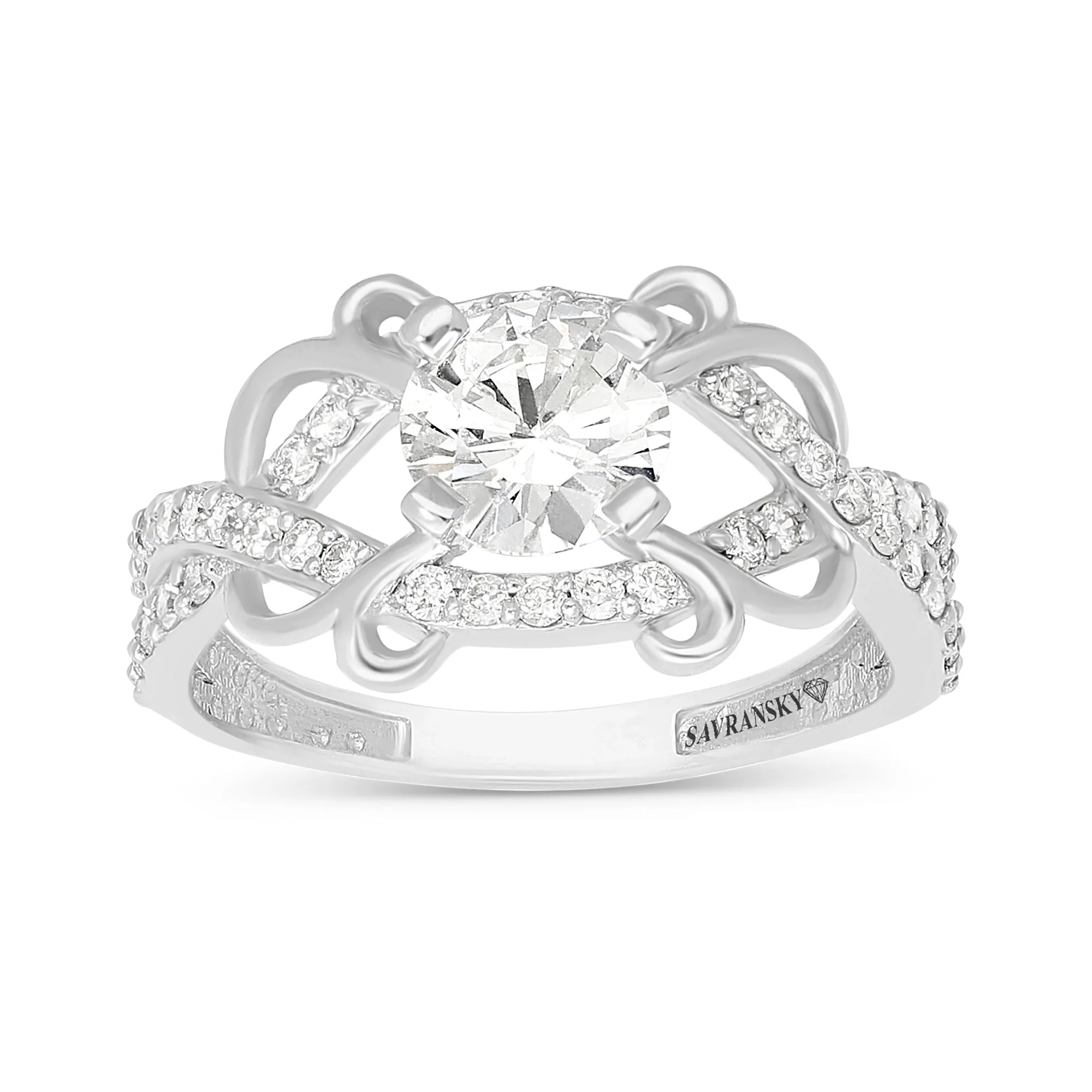 Vintage Infinity Engagement Ring
