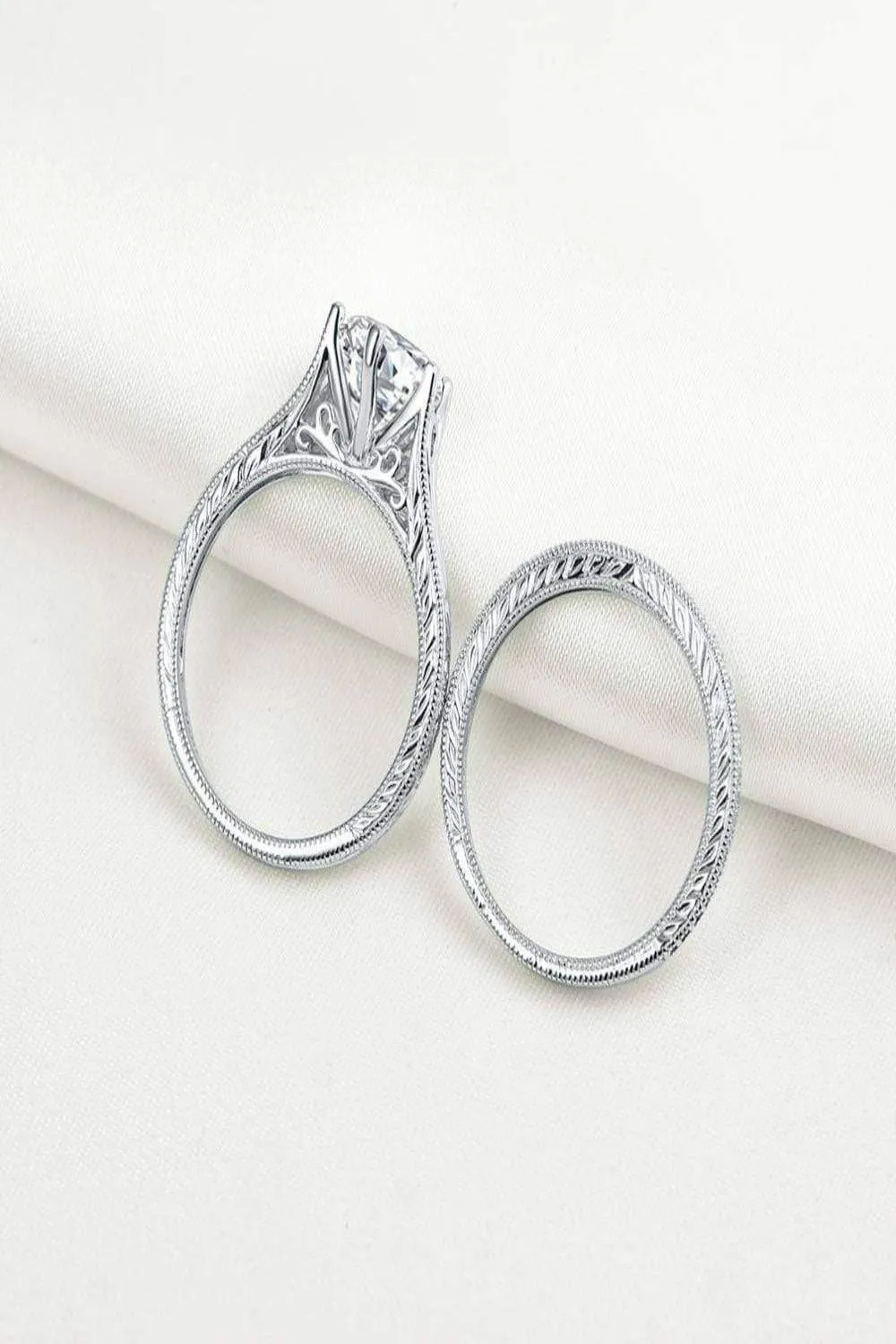 Vintage Love Sterling Silver Ring Set