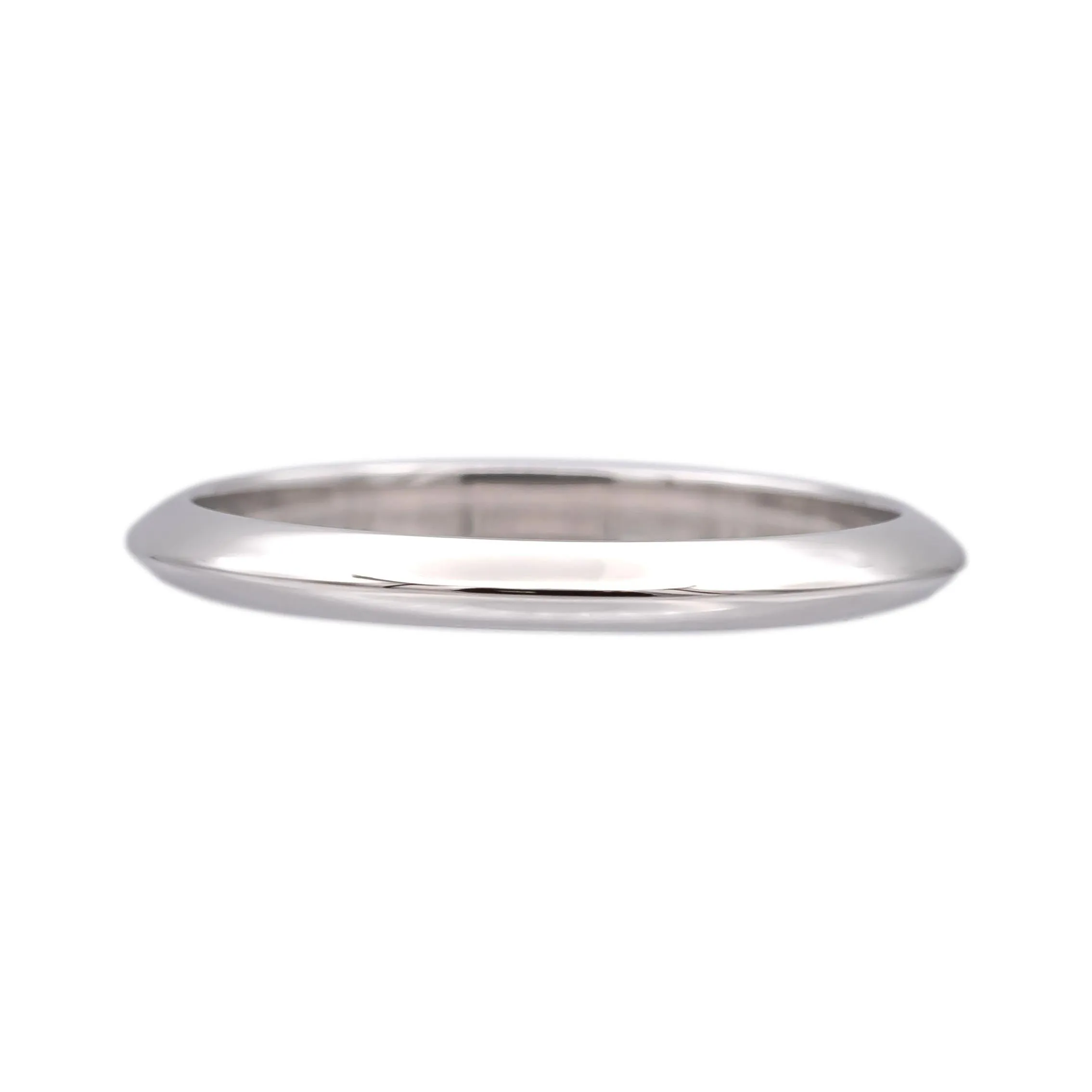 Vintage Tiffany & Co. Platinum Knife-Edge Wedding Band Ring
