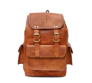 Vintage Women Genuine Bag Inch Leather Backpack Best-seller Brown Fraud-free 15
