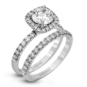 Wedding Set in 18k Gold with Diamonds