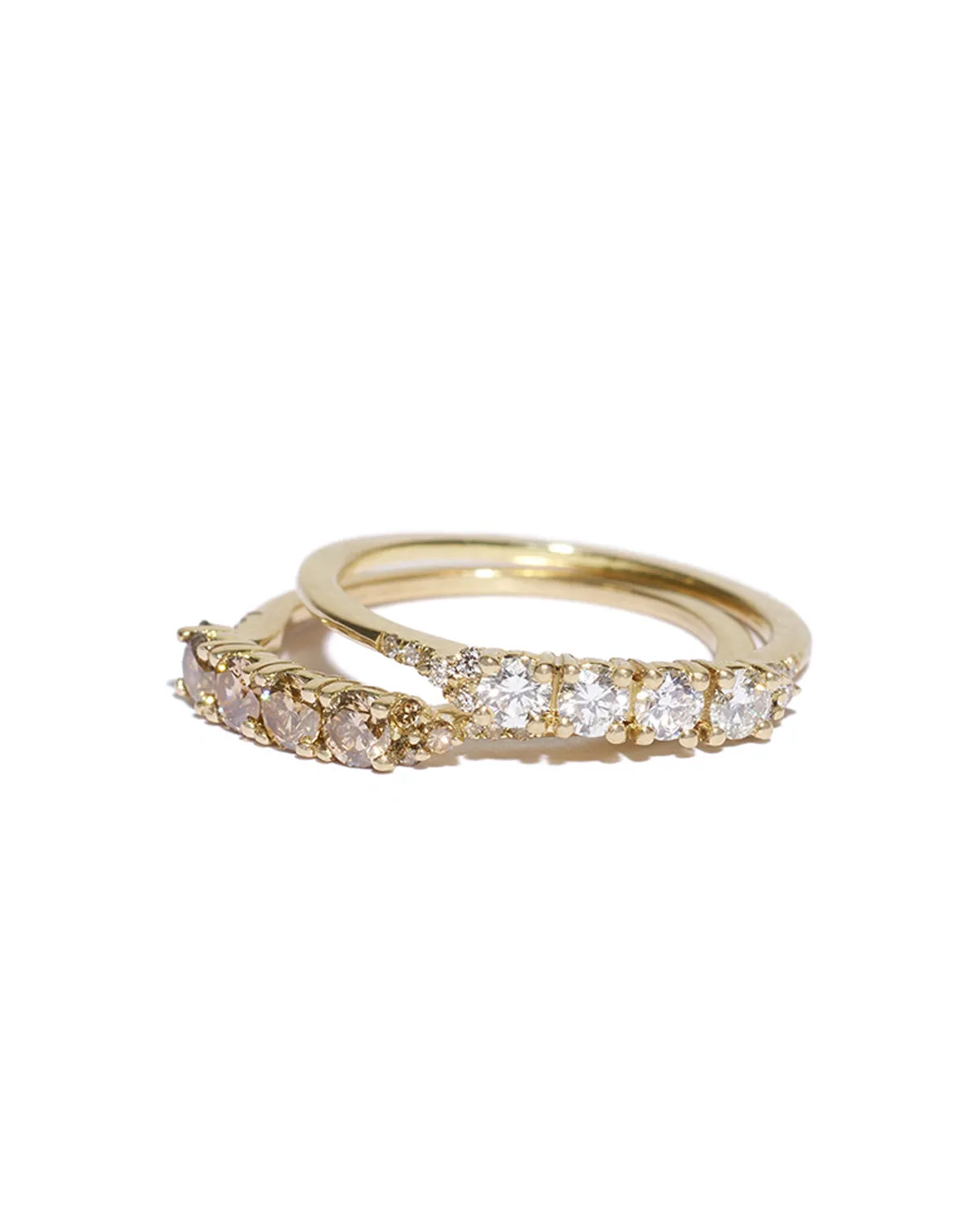 white diamond ophelia ring