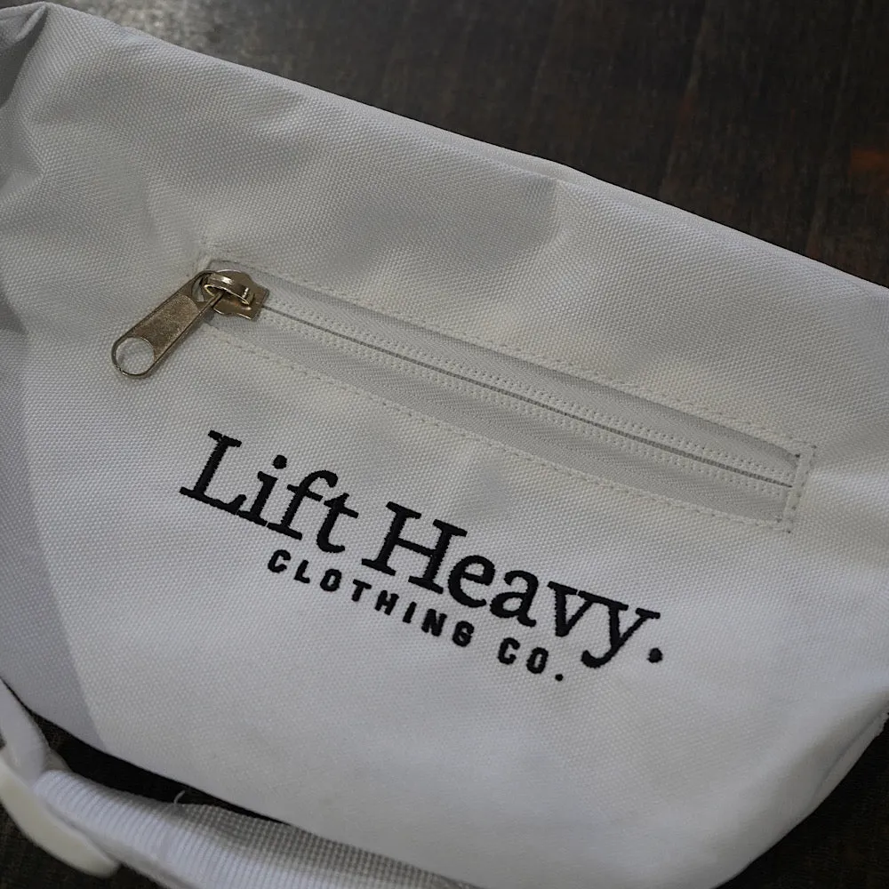 WHITE FANNYPACK