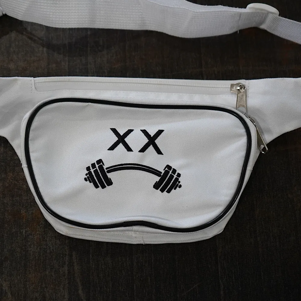 WHITE FANNYPACK