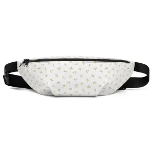 White Zodiac Fanny Pack