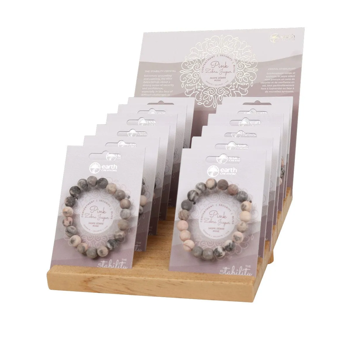 Wholesale Pink Zebra Jasper Bracelet