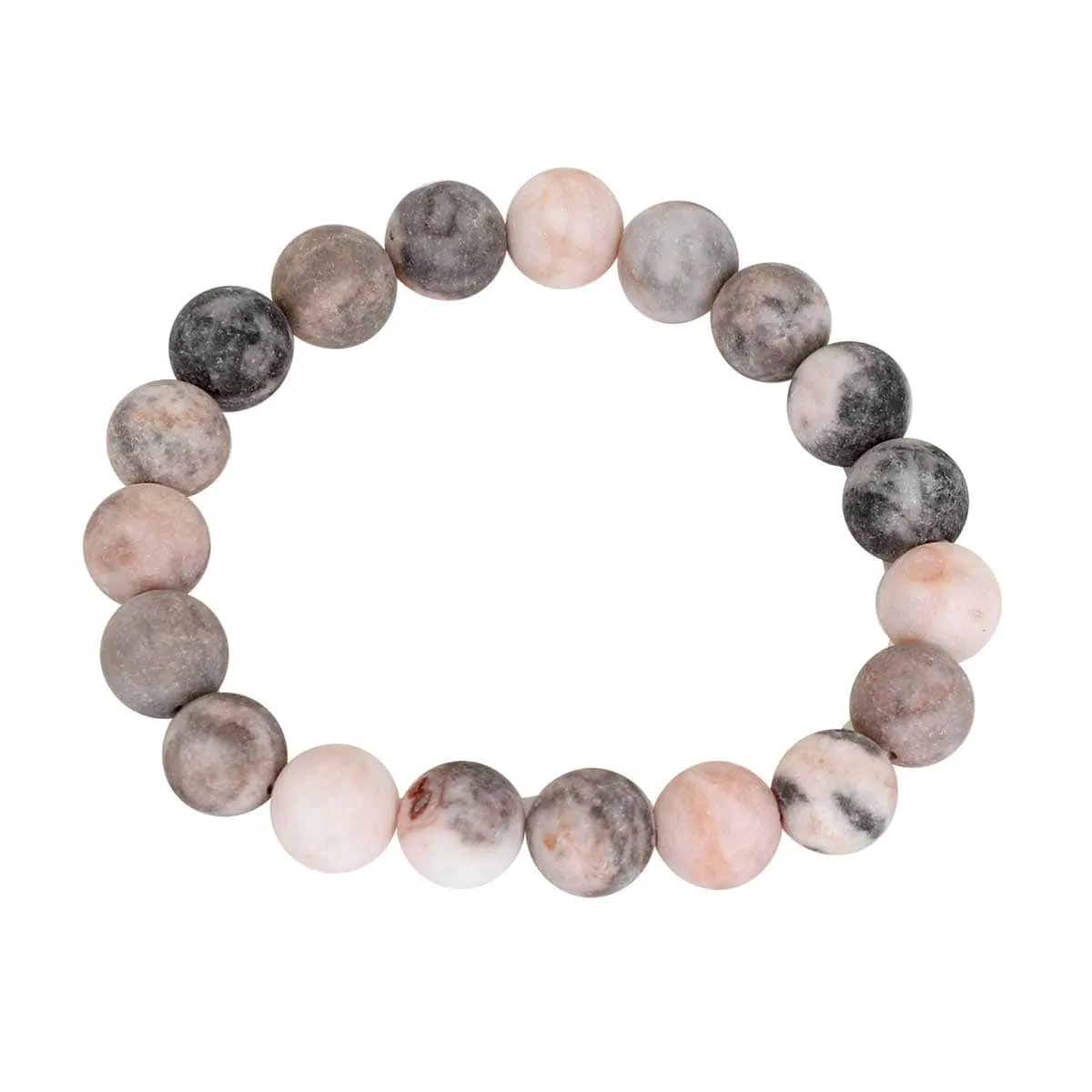 Wholesale Pink Zebra Jasper Bracelet