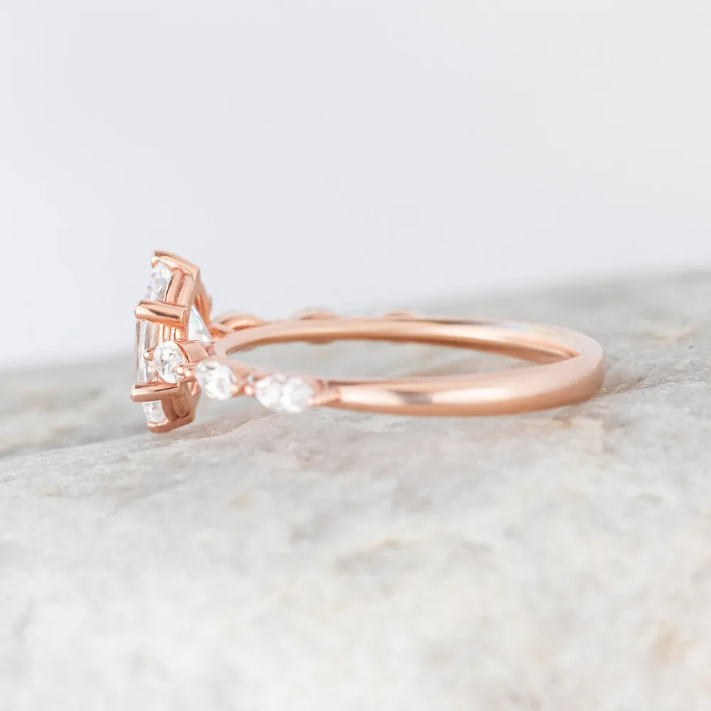 Willa ~ Side Stone Ring