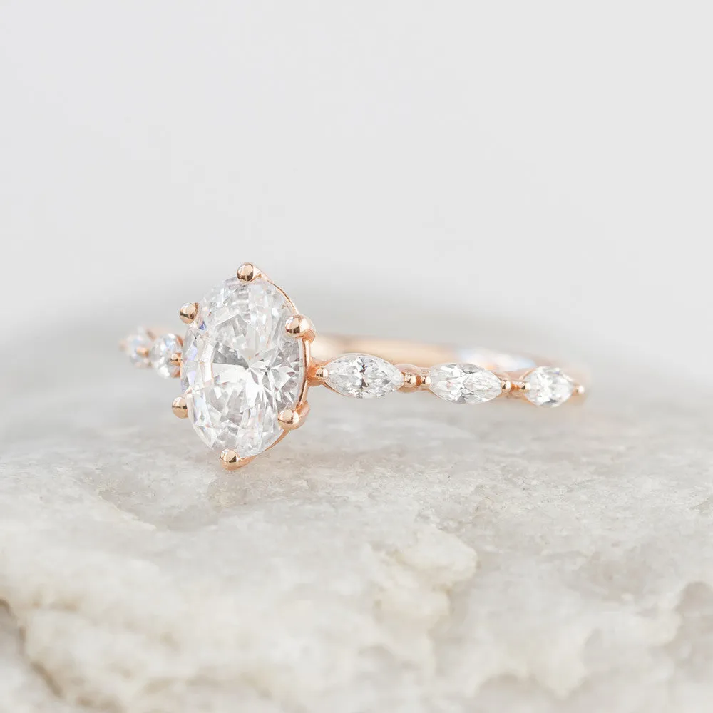 Willa ~ Side Stone Ring