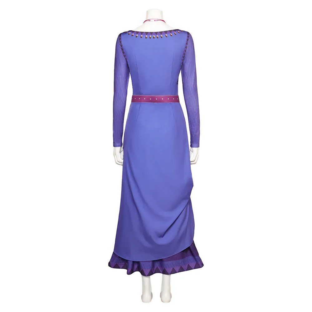 Wish Asha Cosplay Costume Dress Halloween Carnival Suit