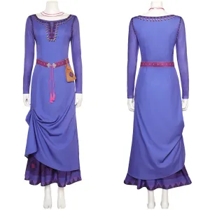 Wish Asha Cosplay Costume Dress Halloween Carnival Suit