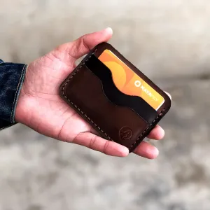 Wolf - The Modernist A Leather Cardholder Wallet - Brown Color