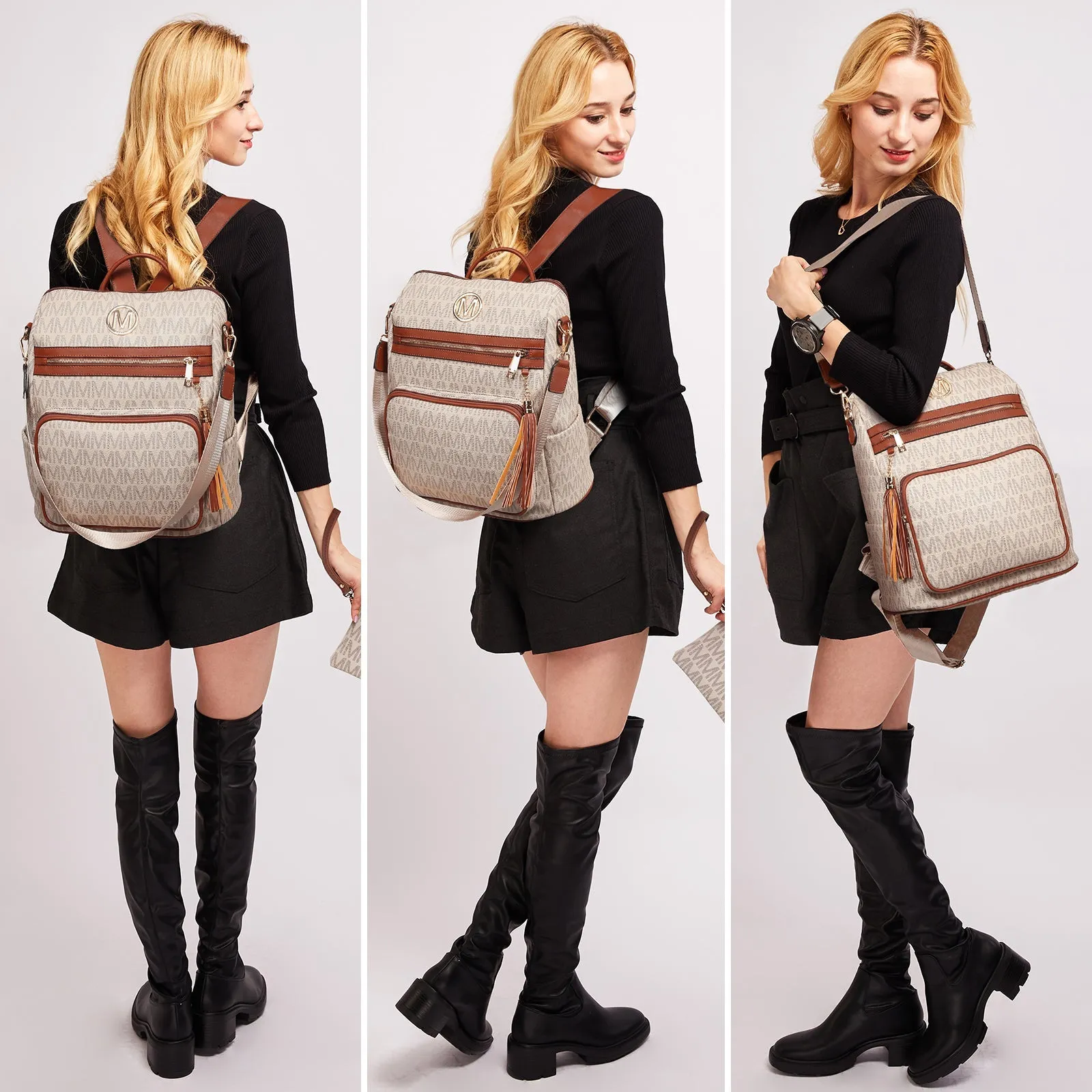 Women Fashion Backpack Purse Large Rucksack Travel Shoulder Bags