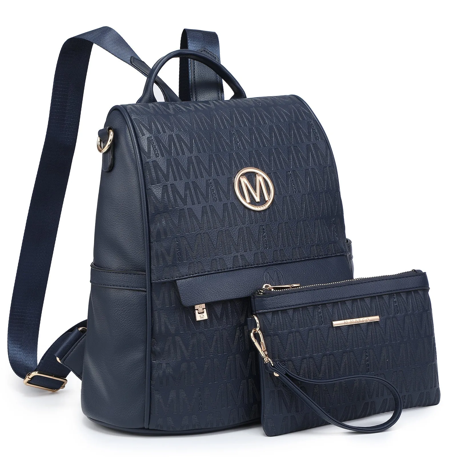 Women Fashion Backpack Purse Signature Anti-Theft Rucksack Bag
