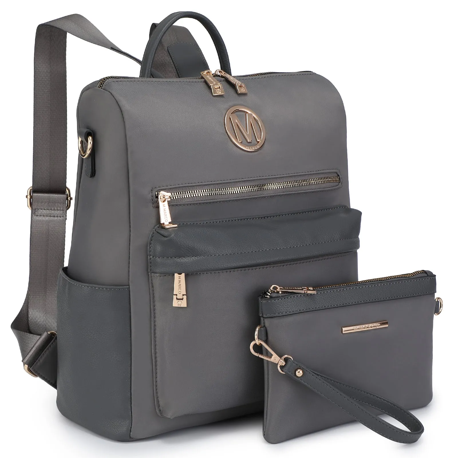 Women Nylon Backpack Purse Convertible Large Ladies Rucksack Bag