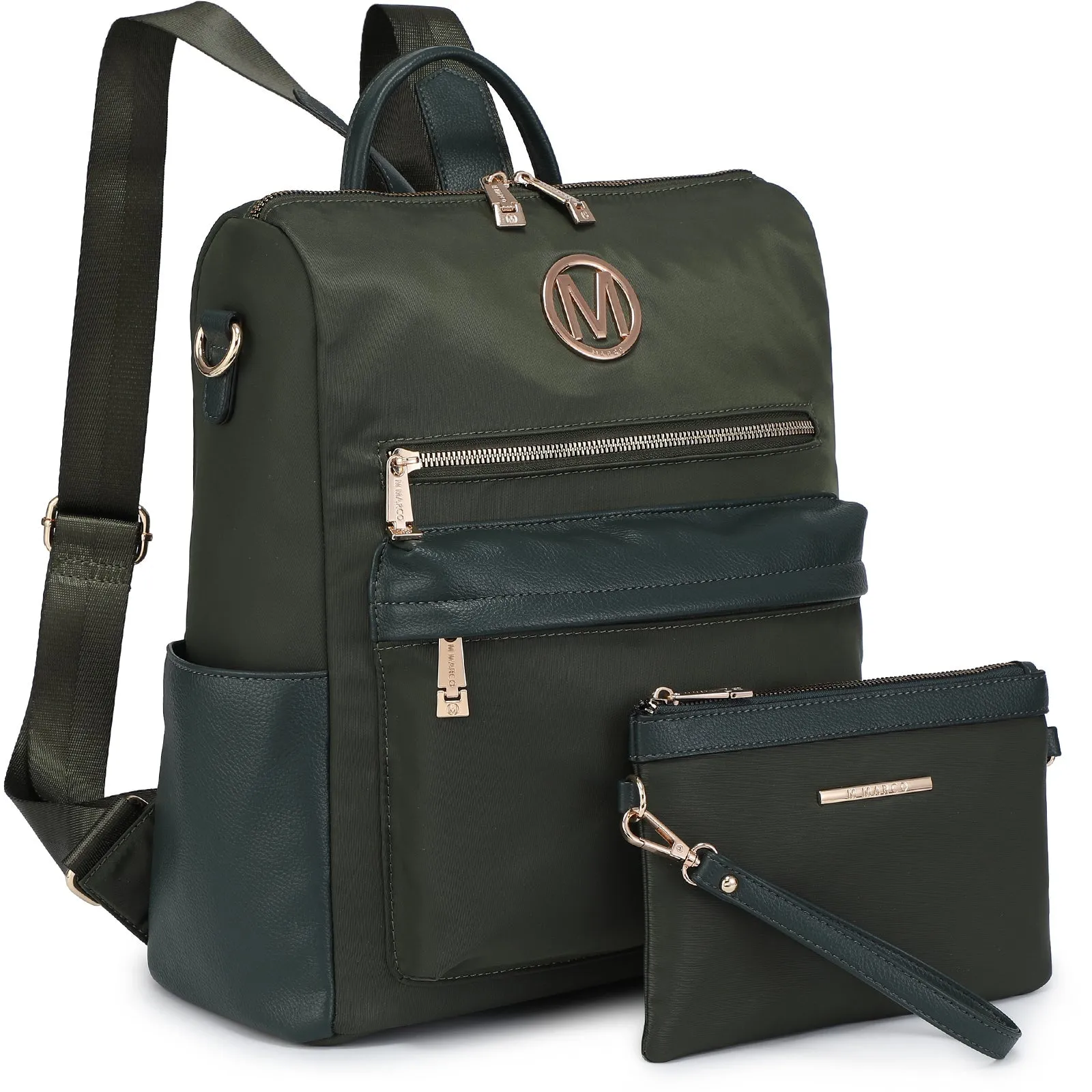 Women Nylon Backpack Purse Convertible Large Ladies Rucksack Bag