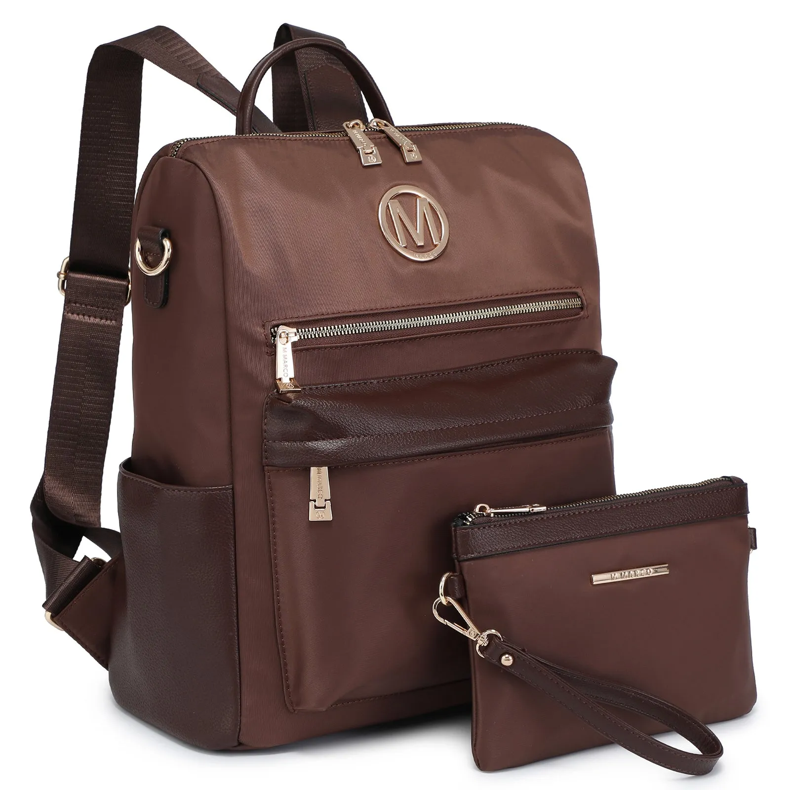 Women Nylon Backpack Purse Convertible Large Ladies Rucksack Bag