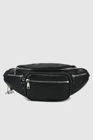 Women's Attica Leather Fanny Pack Archer Chain Belt Bag Designer Waist Bag Soft Bum Bag