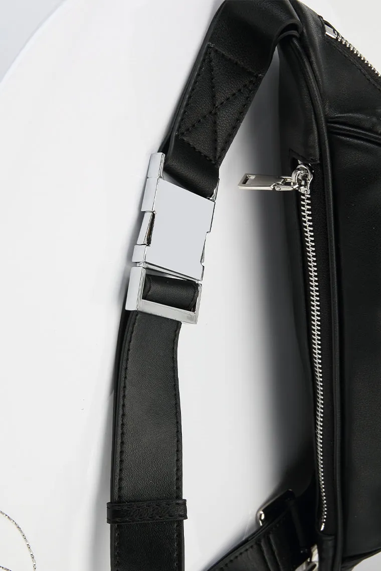 Women's Attica Leather Fanny Pack Archer Chain Belt Bag Designer Waist Bag Soft Bum Bag