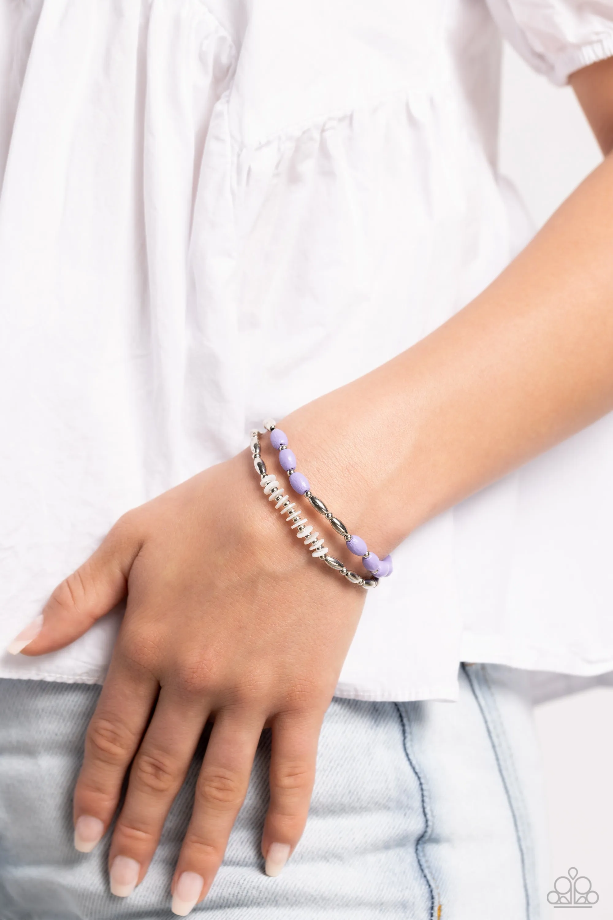WOOD Luck - Purple Bracelet