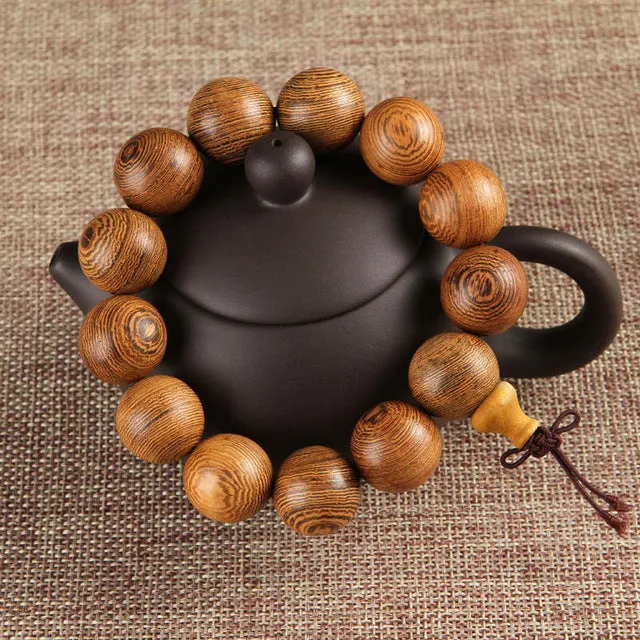 Wooden Charm Bracelet