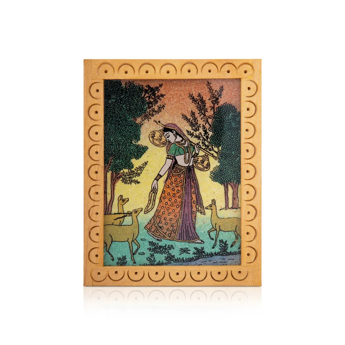 Wooden Jewellery Box - 4 x 3 Inches | Trinket Box/ Storage Box/ Gem Stone Box for Women
