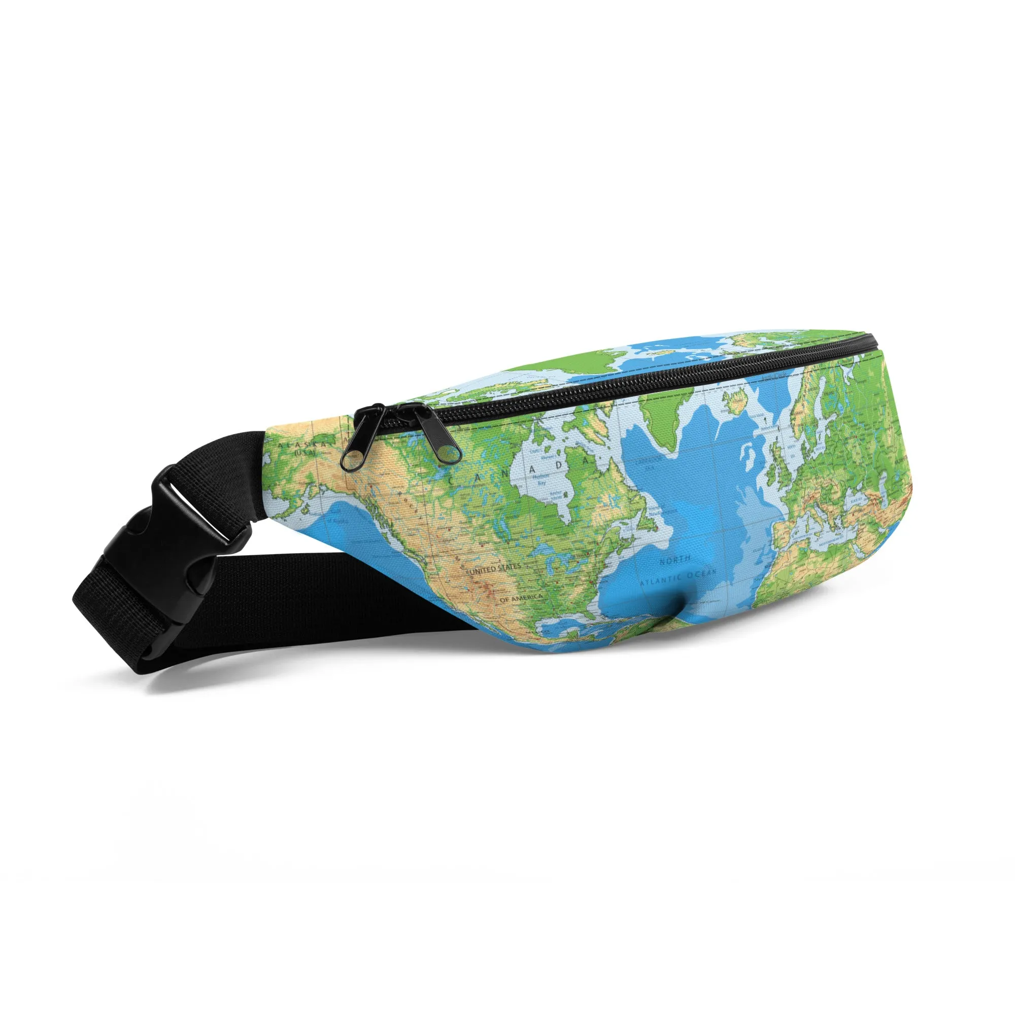 World Map Fanny Pack