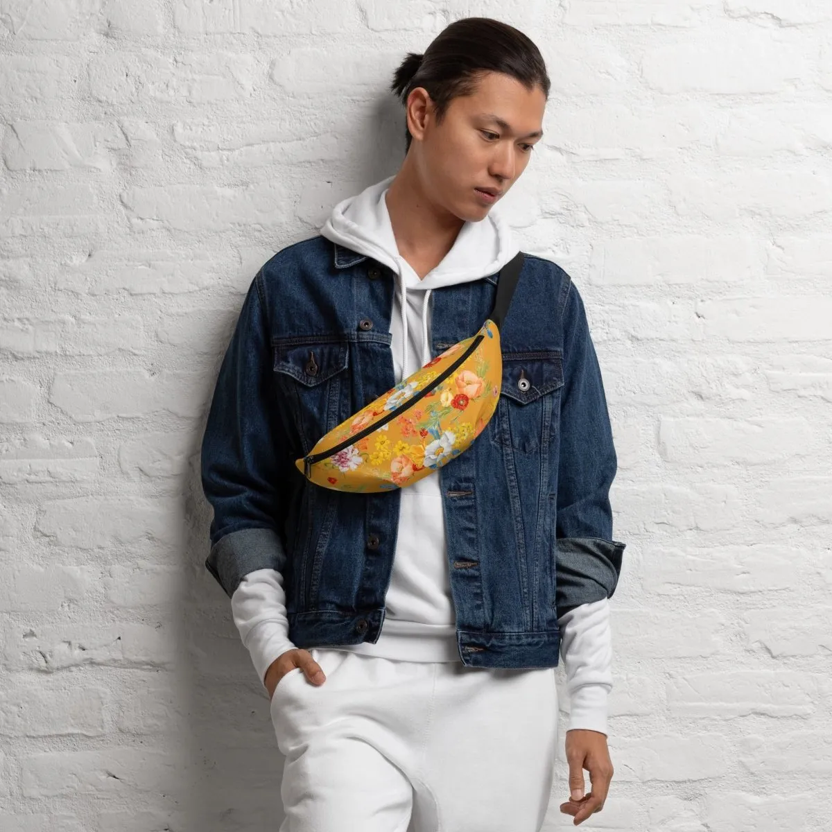 Yellow Floral Fanny Pack
