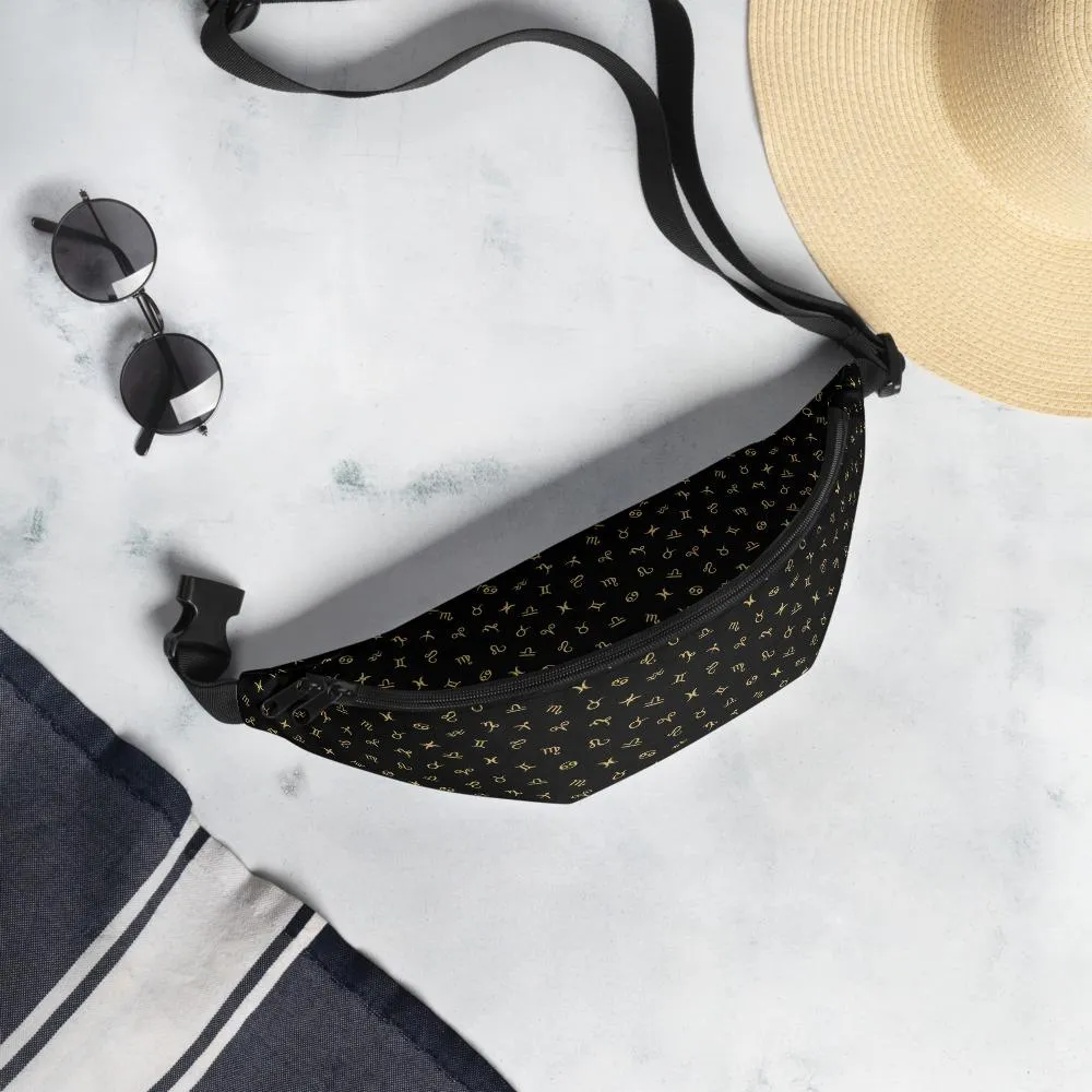 Zodiac Logo Fanny Pack Black/White