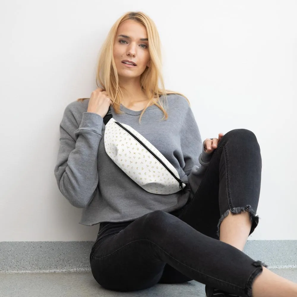 Zodiac Logo Fanny Pack Black/White