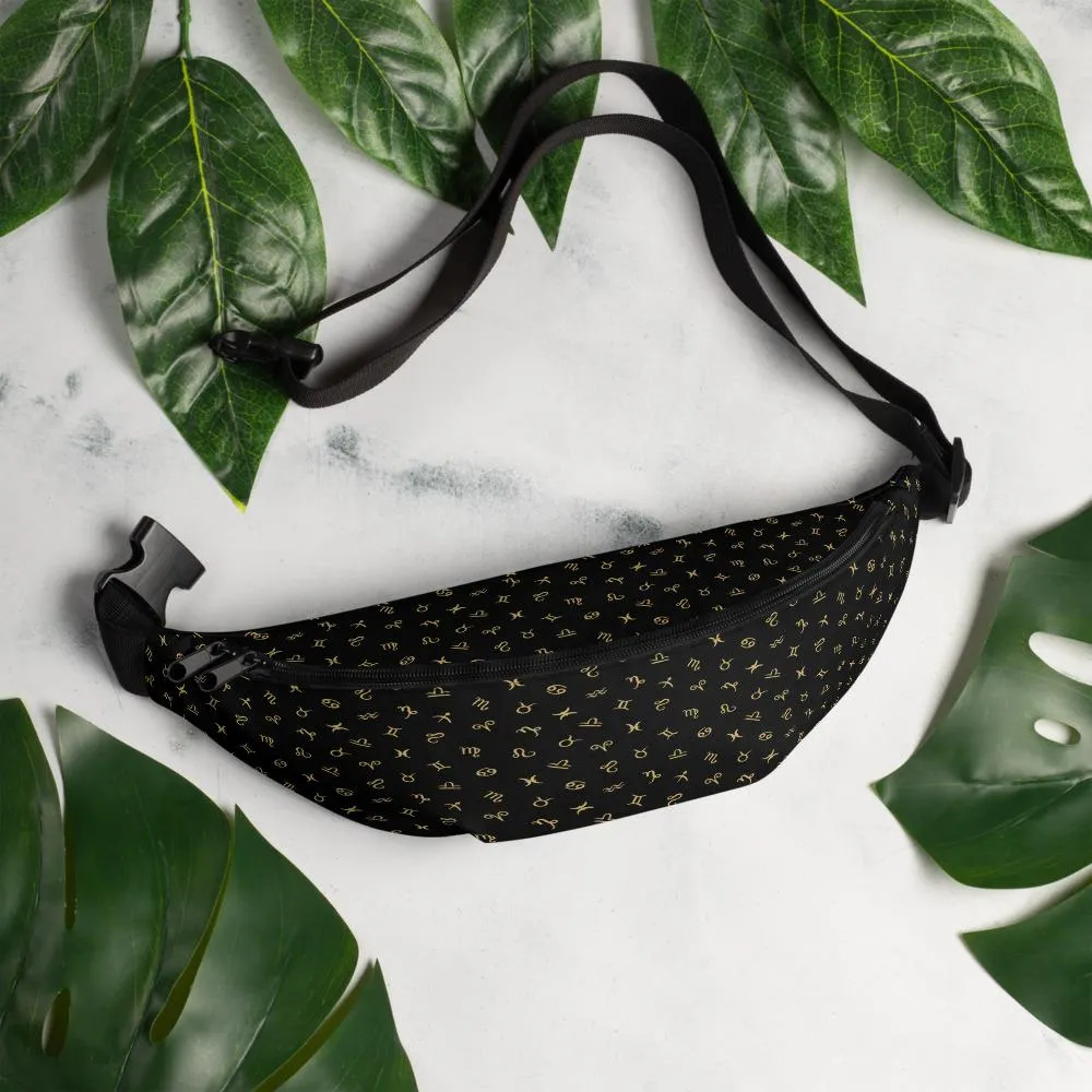 Zodiac Logo Fanny Pack Black/White